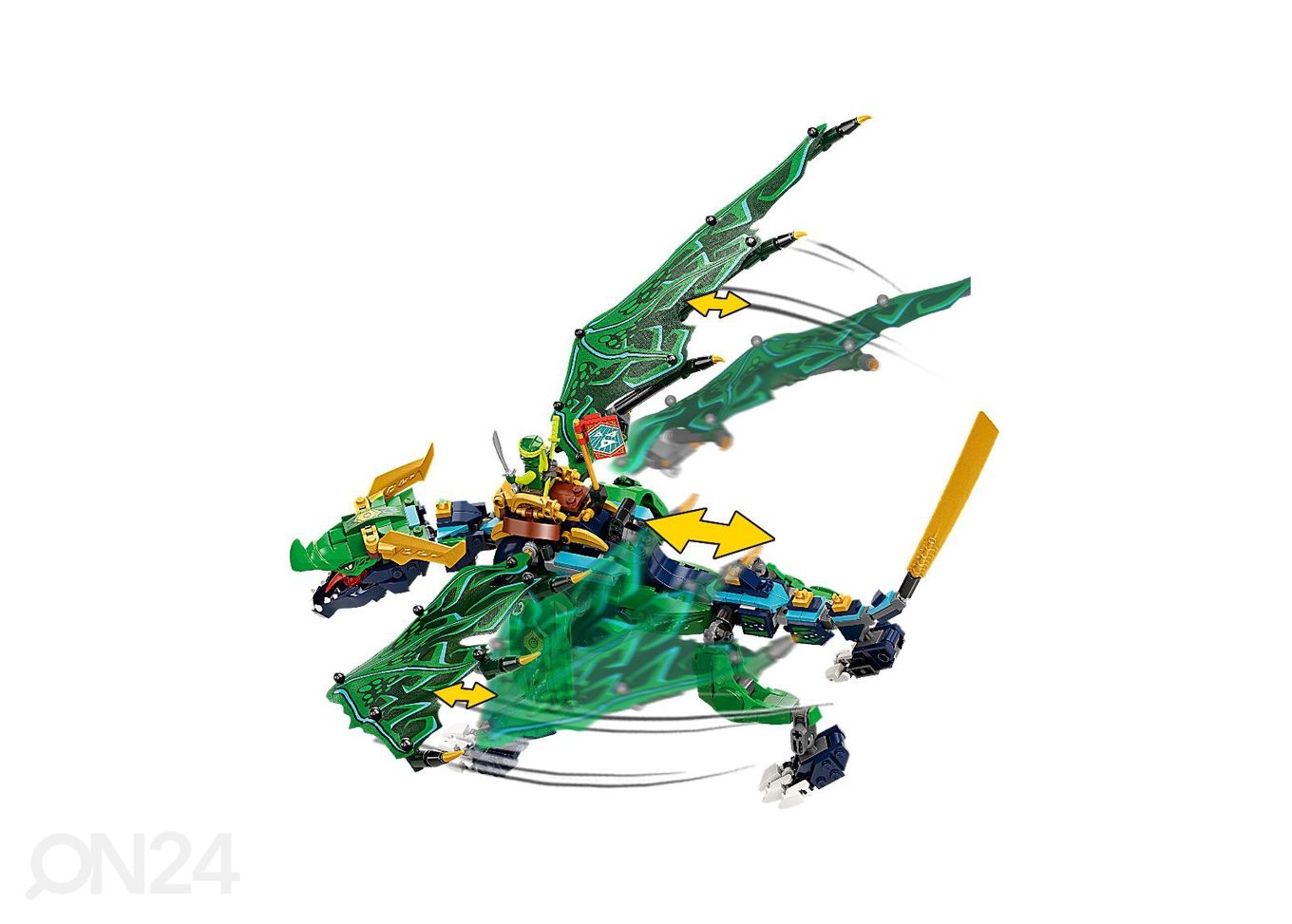 LEGO Ninjago Lloydi legendaarne draakon suurendatud