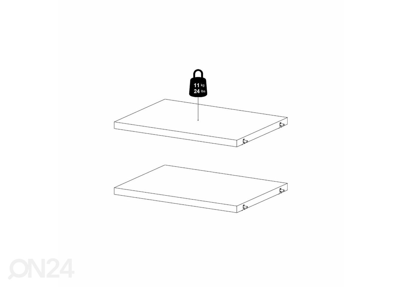 Lisariiulite komplekt Basic suurendatud