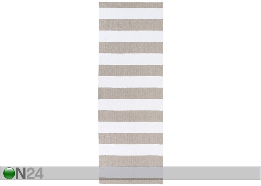 Narma kahepoolne plastikvaip Birkas linen-white 70x100 cm suurendatud