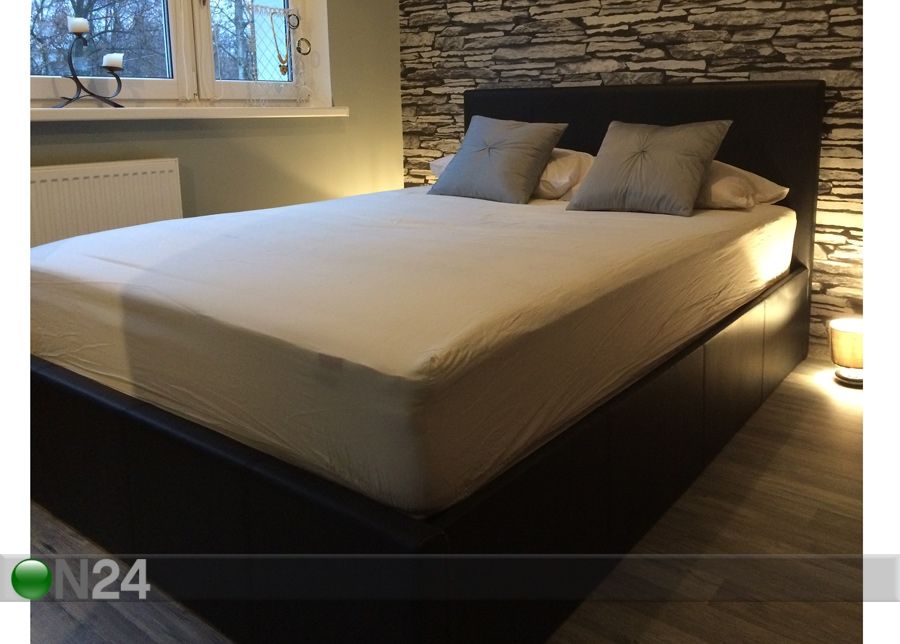 Pesukastiga voodi Prado 140x200 cm suurendatud