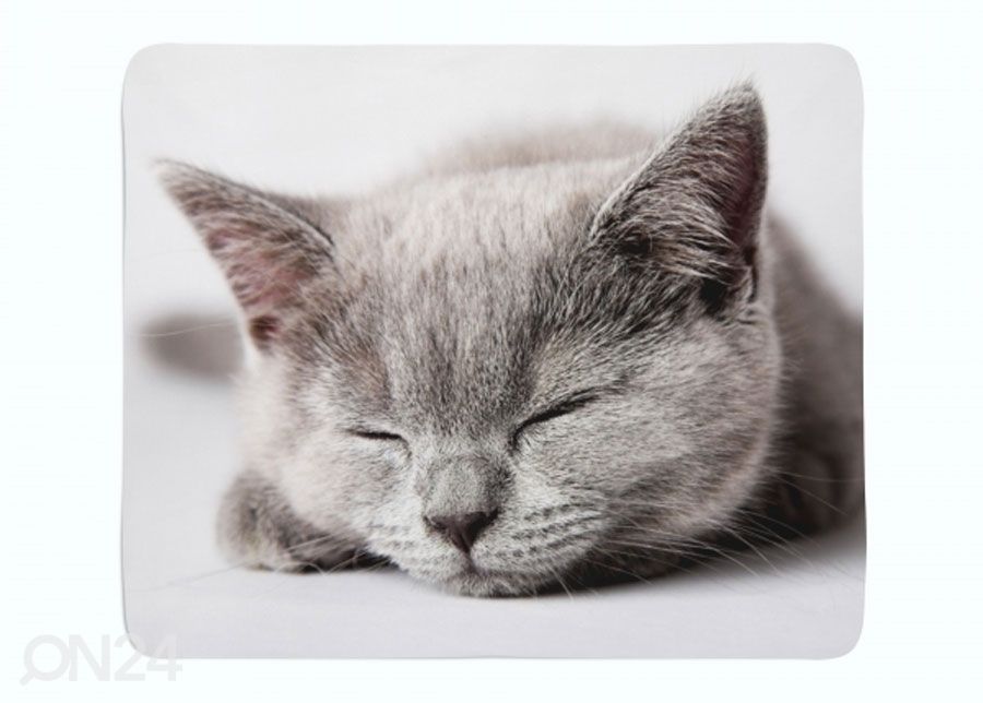 Pleed Sleeping Cat 130x150 cm suurendatud