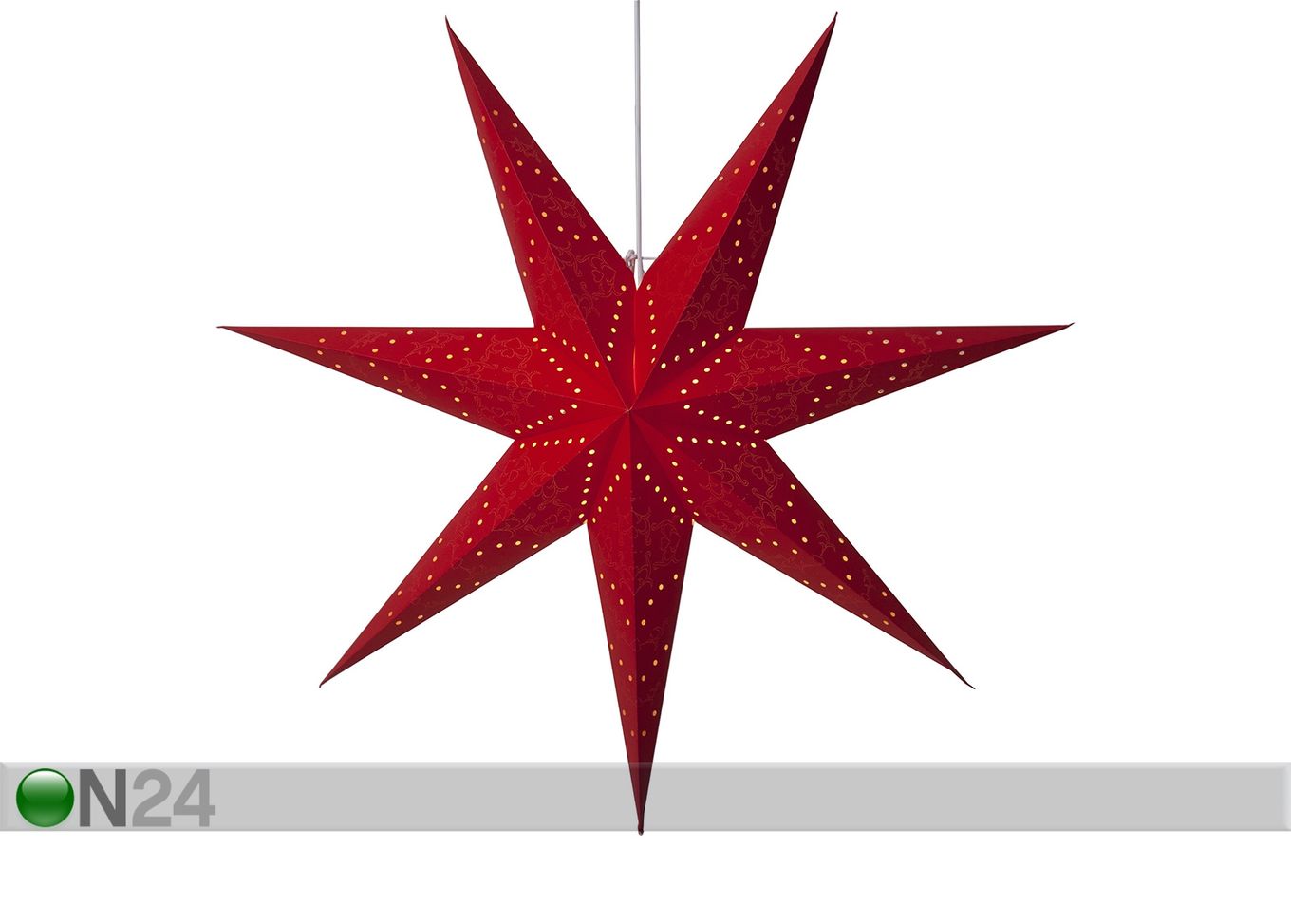 Punane täht Sensy 100 cm suurendatud