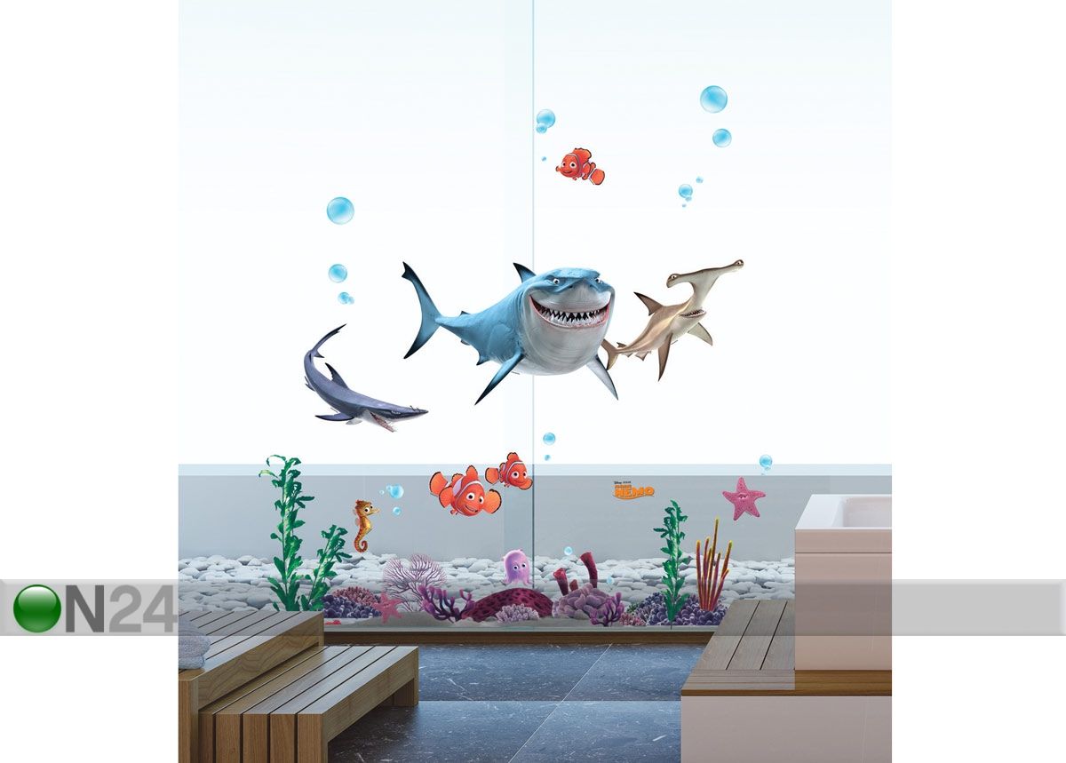Sisustuskleebis Kalapoeg Nemo suurendatud