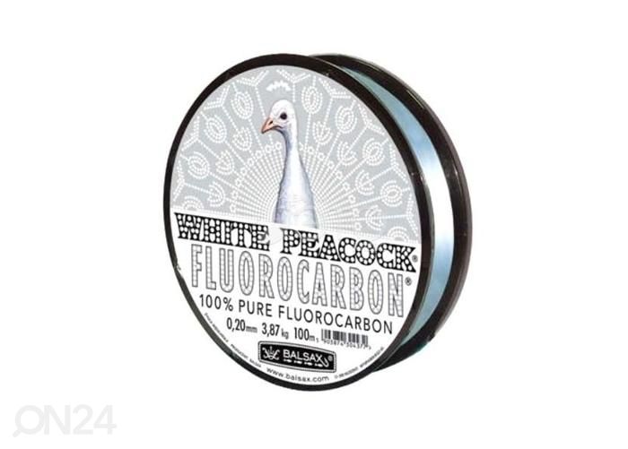 Tamiil Fluorocarbon Balsax valge Peacock 100 m x 0,35 mm suurendatud