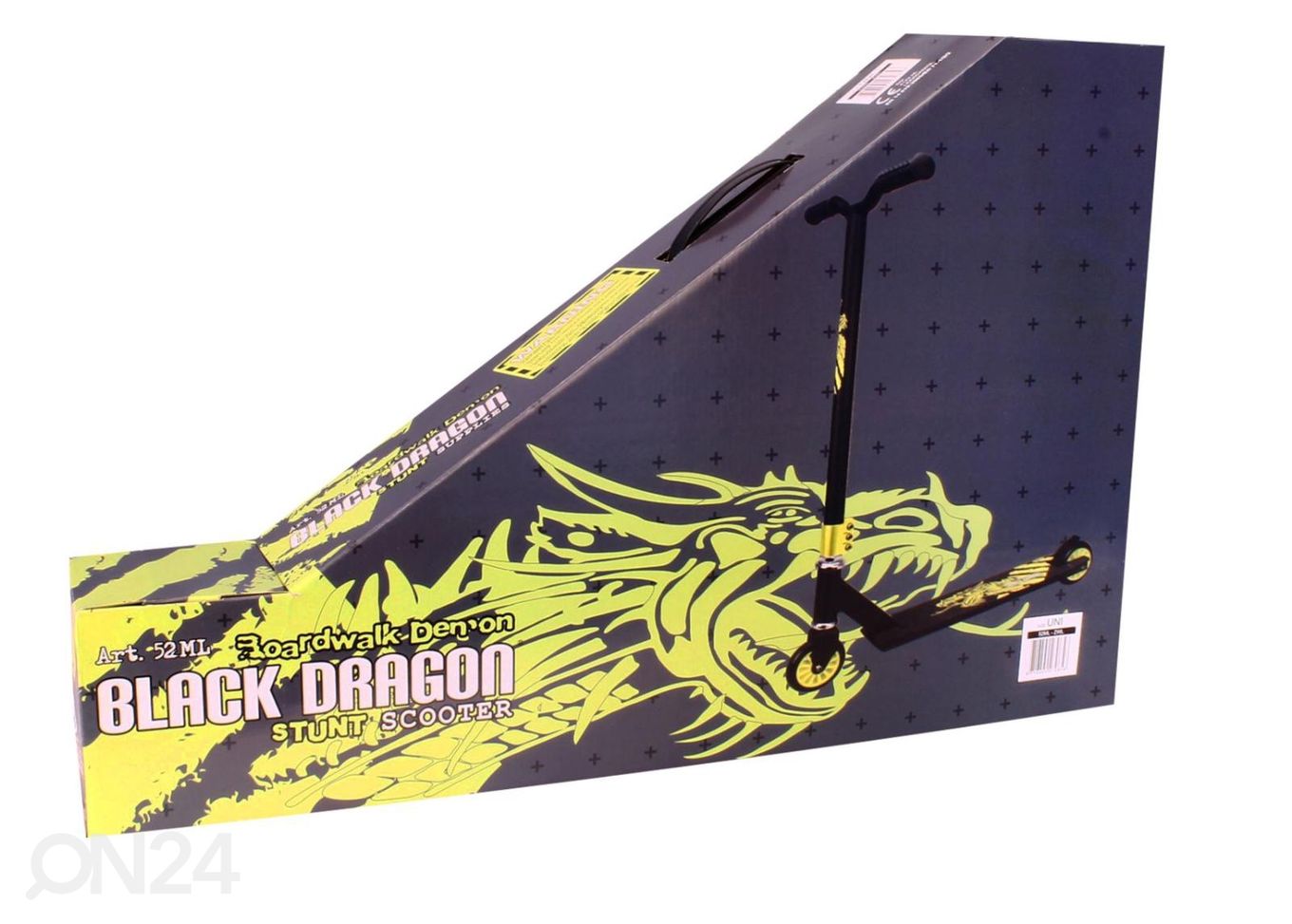 Triki Tõukeratas Black Dragon suurendatud
