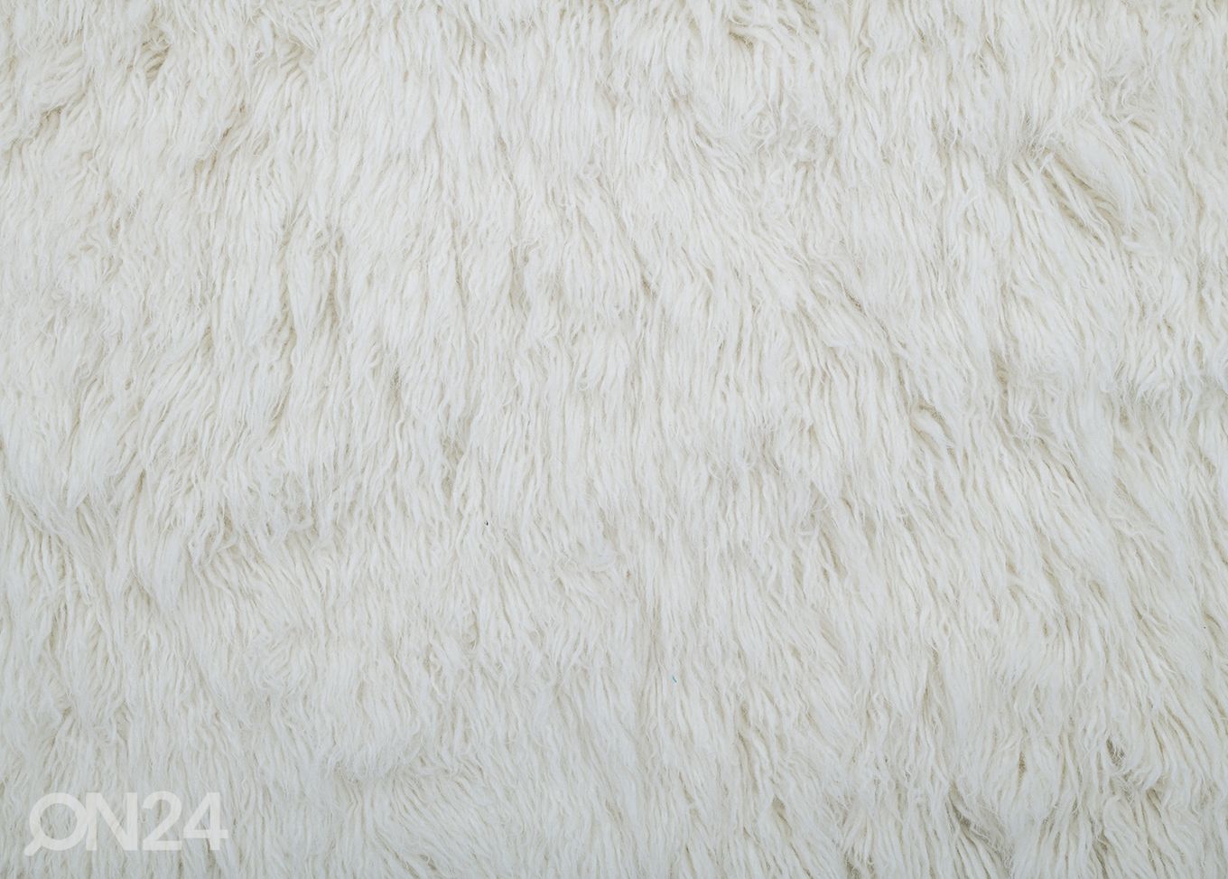 Vaip Tom Tailor Fluffy Uni 80x160 cm, valge suurendatud