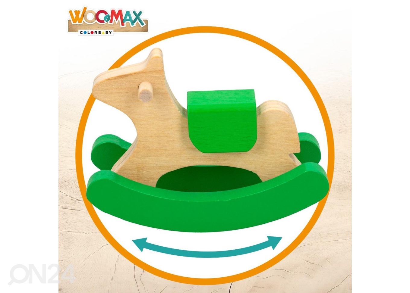 Woomax puidust nukumööbel lastetuba suurendatud