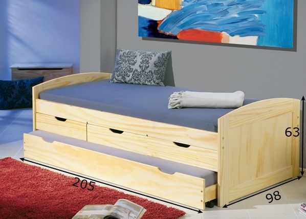 2-kohaline voodikomplekt Marinella 90x200 cm mõõdud