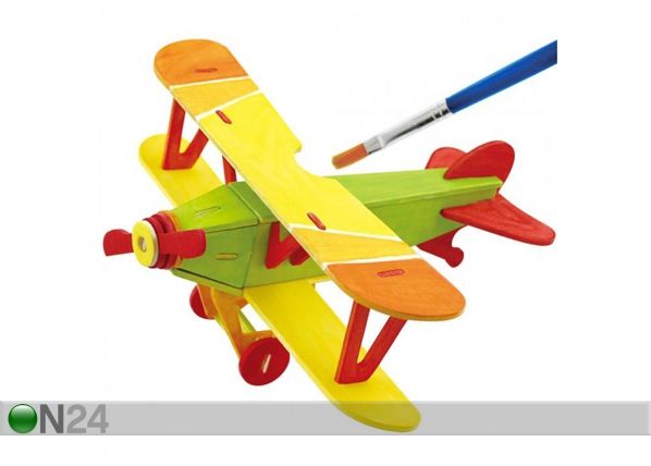 3D pusle Värviline lennuk