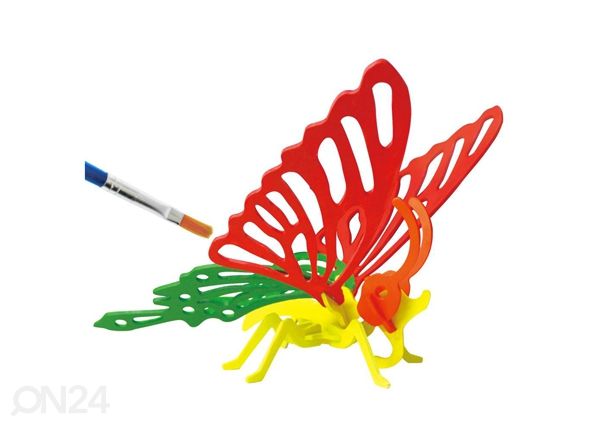 3D pusle Värviline liblikas