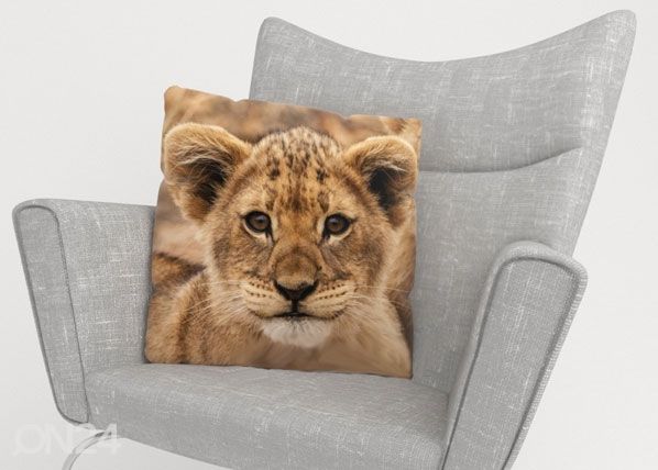 Dekoratiivpadjapüür Cute lion 40x40 cm