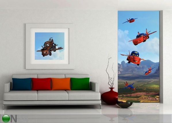 Fliis-fototapeet Disney Cars flies 90x202 cm