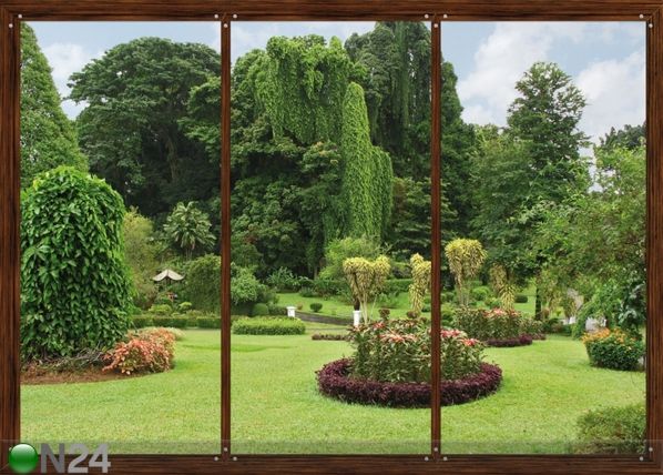 Fliis-fototapeet Japanese garden 360x270 cm