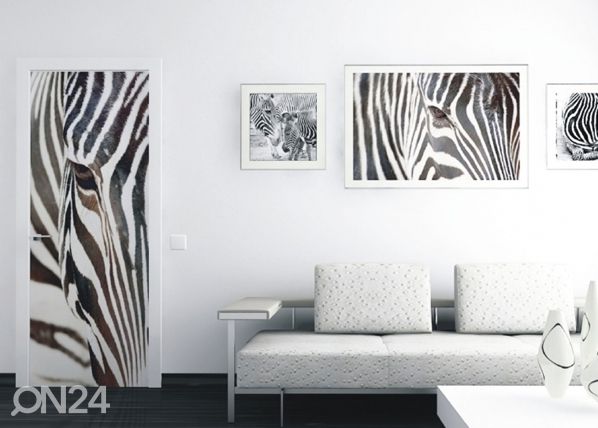 Fliis-fototapeet Zebra 90x202 cm