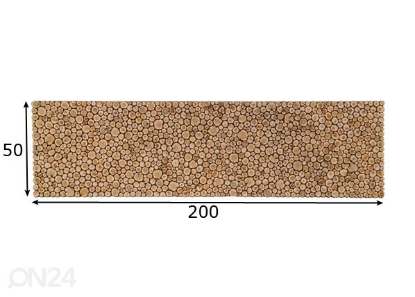 Kadakaplaat 50x200 cm mõõdud