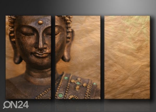 Kolmeosaline seinapilt Buddha