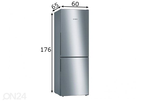 Külmkapp Bosch mõõdud
