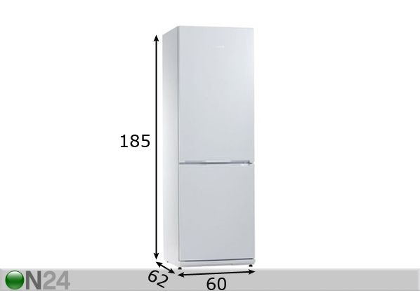 Külmkapp Snaige RF34SM-S10021 mõõdud