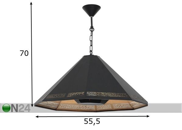 Laelamp Aztek 55 cm mõõdud