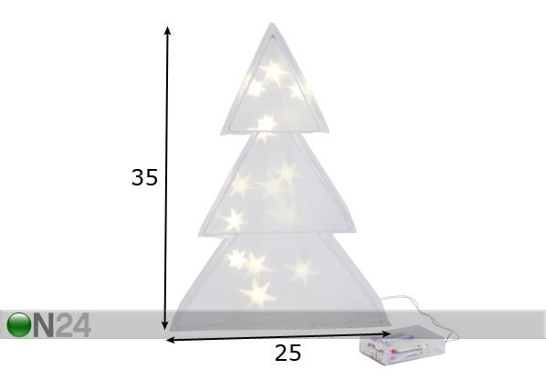 LED Jõulukaunistus Tree 3D mõõdud
