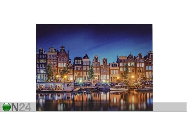 LED pilt Amsterdam 40x30 cm