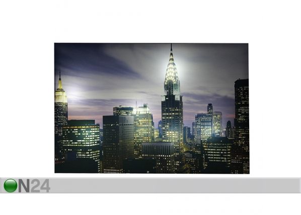 LED pilt Empire State Building 60x40 cm