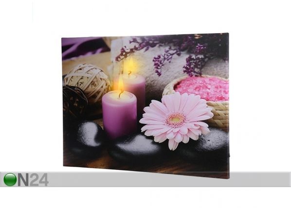 LED pilt Gerbera Blossom 50x70 cm