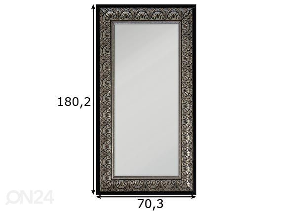 Peegel 70,3x180,2 cm mõõdud