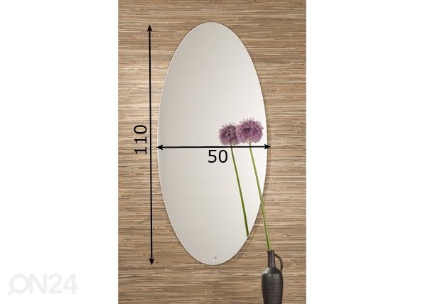 Peegel Angelica 110x50 cm mõõdud