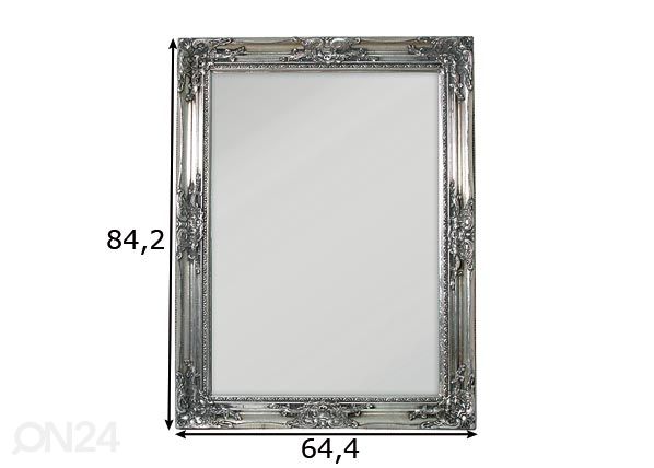 Peegel Antique silver 64,4x84,2 cm mõõdud