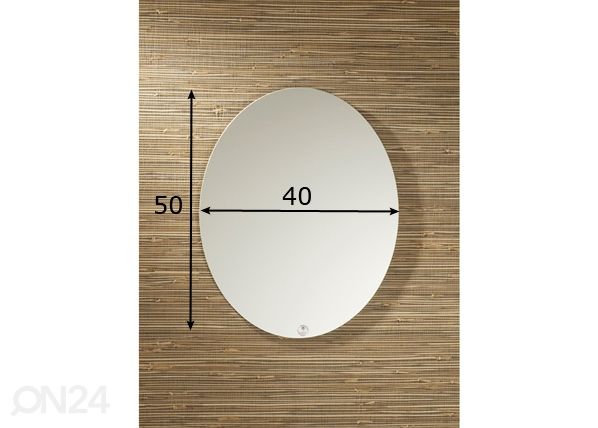 Peegel Riki 50x40 cm mõõdud
