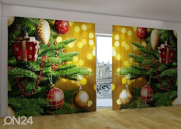 Pimendav kardin Christmas Toys 360x230 cm