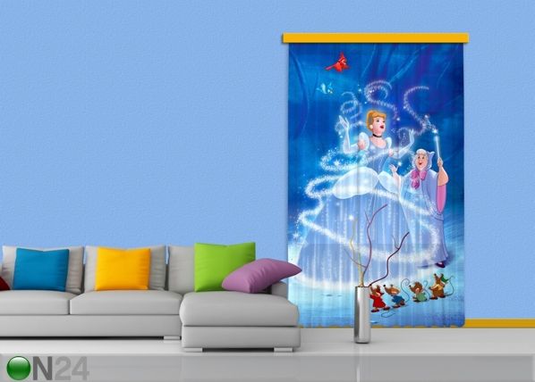 Poolpimendav fotokardin Disney Cinderella 140x245 cm