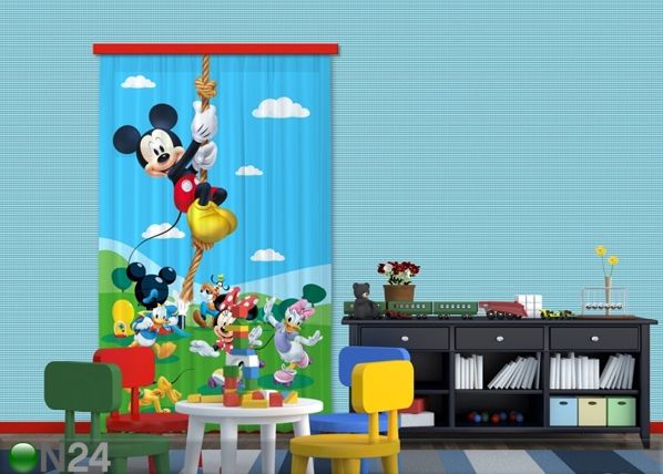 Poolpimendav fotokardin Disney Mickey on a rope 140x245 cm