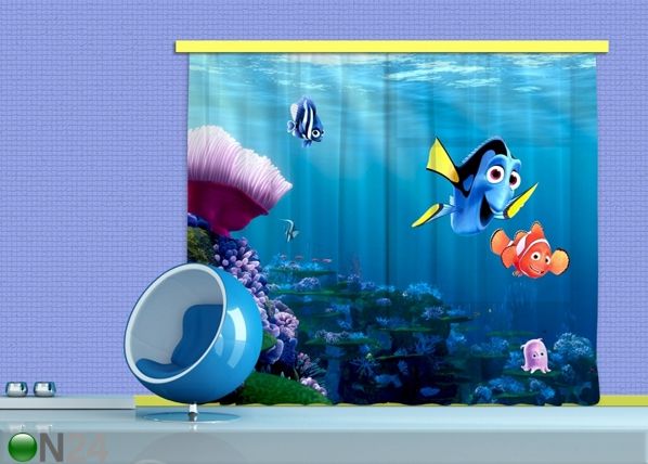 Poolpimendav fotokardin Disney Nemo 280x245 cm