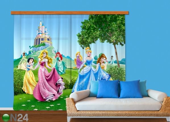 Poolpimendav fotokardin Disney Princess 280x245 cm