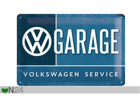Retro metallposter VW Garage 20x30 cm
