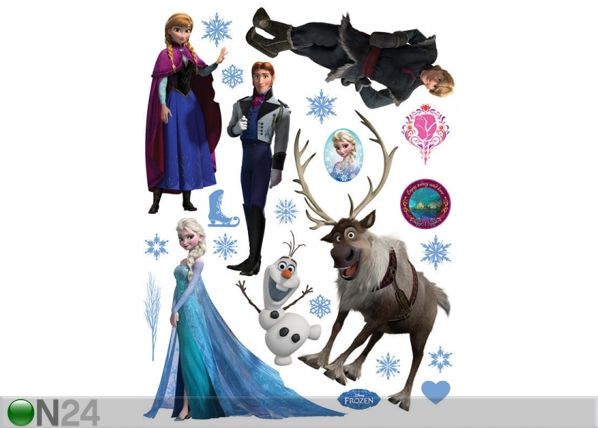 Seinakleebis Disney Ice Kingdom 65x85 cm