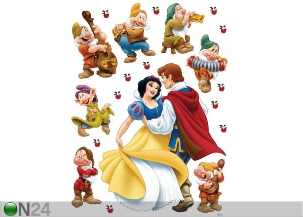 Seinakleebis Disney Snow White and Prince 65x85 cm