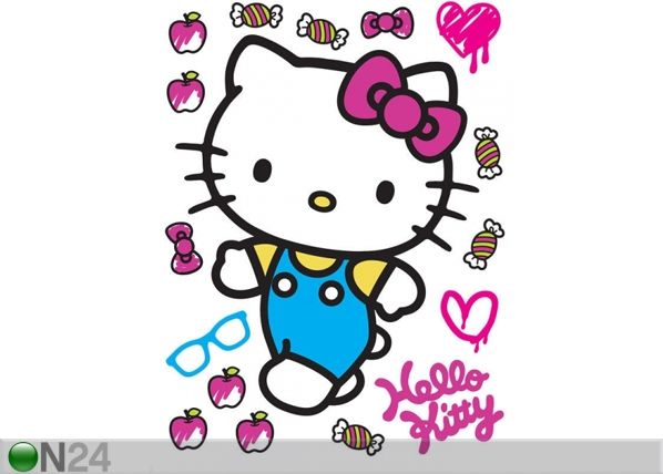 Seinakleebis Hello Kitty 65x85 cm