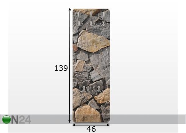 Seinanagi Wall Granitic 139x46 cm mõõdud