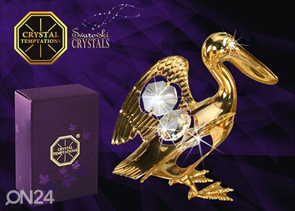Swarovski kristalliga kuju Pelikan