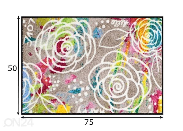 Vaip Blossom Carpet 50x75 cm mõõdud