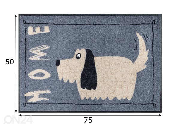 Vaip Doggy Home 50x75 cm mõõdud