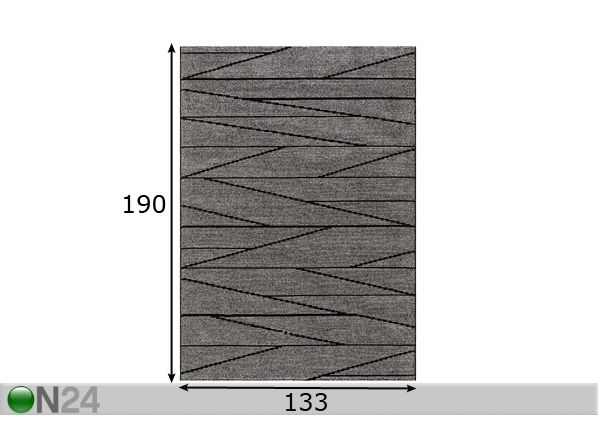 Vaip Folded 133x190 cm mõõdud