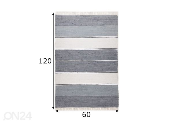 Vaip Happy Design Stripes 60x120 cm mõõdud