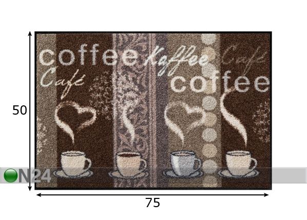 Vaip Kaffeehaus 50x75 cm mõõdud