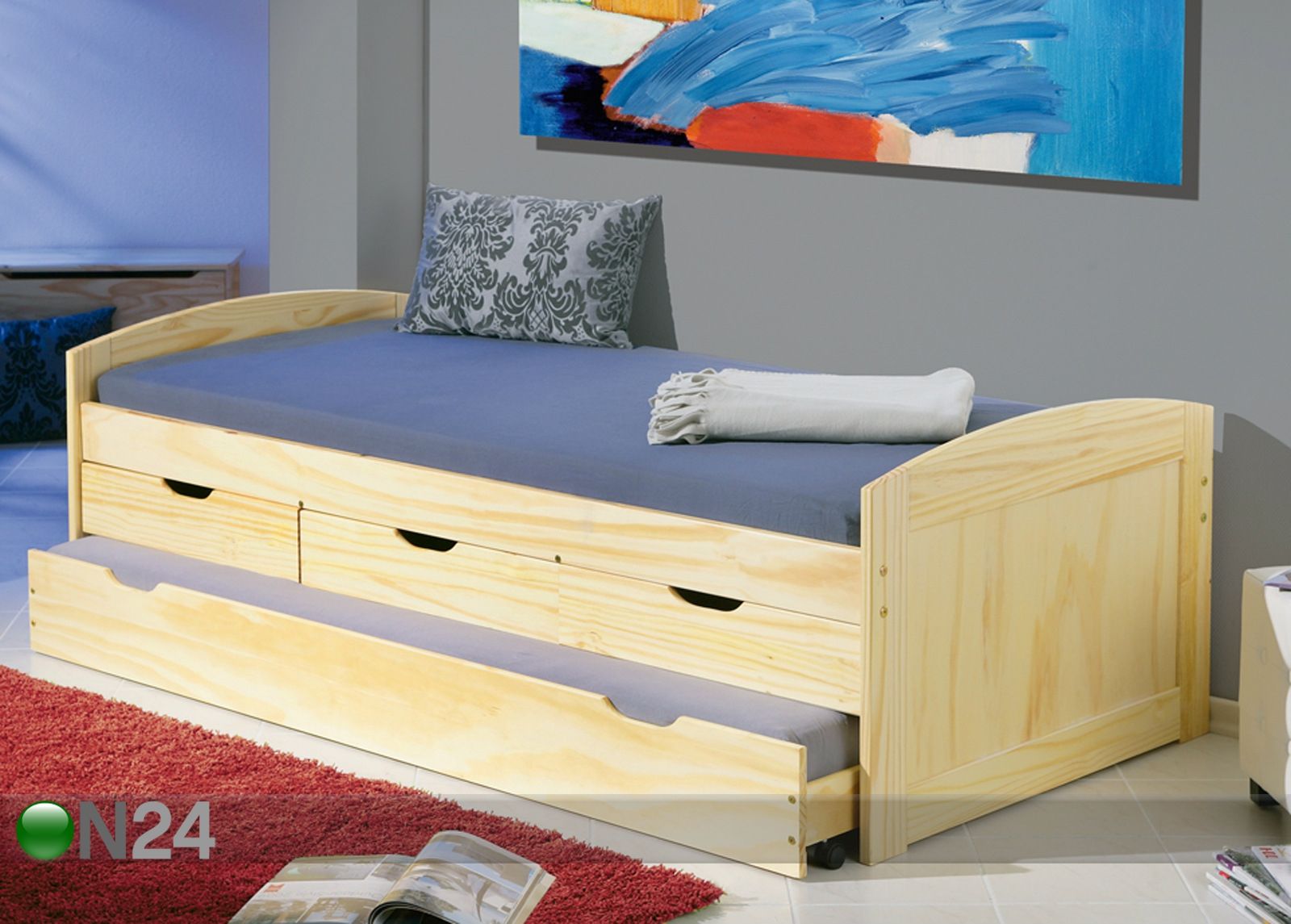 2-kohaline voodikomplekt Marinella 90x190 cm suurendatud