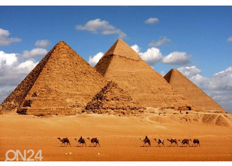 Fliis fototapeet Egypt pyramid 150x250 cm suurendatud