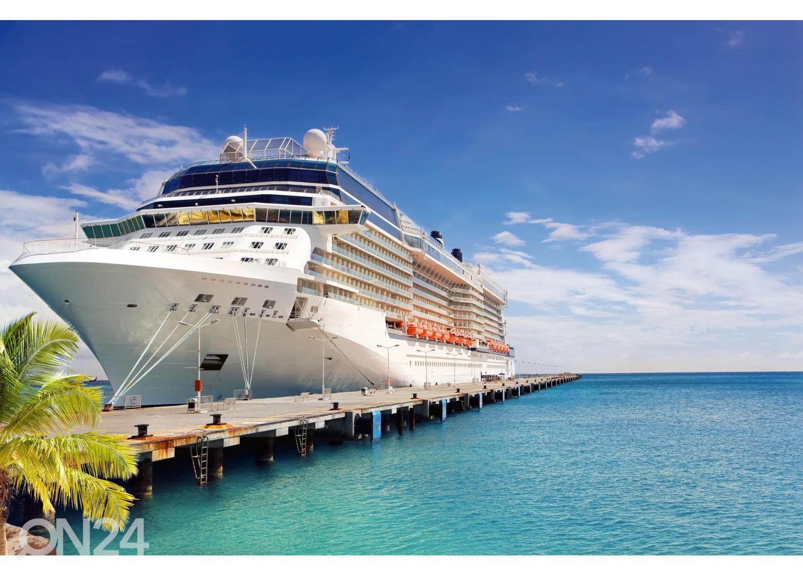 Fliis fototapeet Luxury Cruise Ship suurendatud